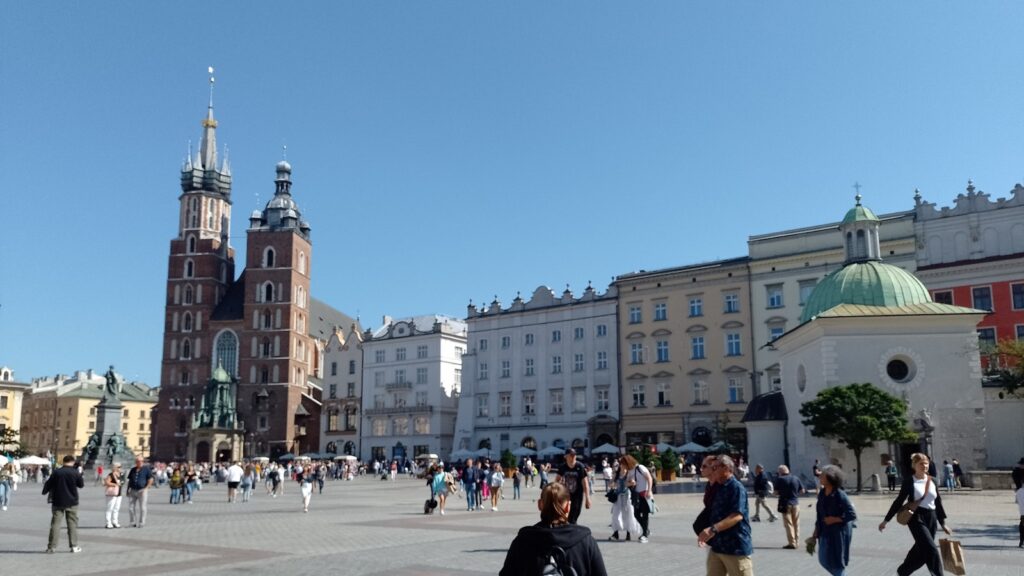 Rynek Główny i kościół Mariacki